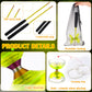 Chitidr Chinese Yoyo Diabolo Set Includes 5 Inch Colorful Led Diabolo Toy Light Up With 2 Pieces Diabolo Sticks, 1 Piece Diabolo