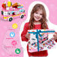 Vatos Girls Building Blocks Toys - 553 Pieces Ice Cream Truck Set Toys for Girls 25 Models Pink Building Bricks Toys STEM Toys V