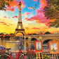 Springbok Puzzles - Paris Sunset - 1000 Piece Jigsaw Puzzle - Large 30 Inches By 24 Inches Puzzle - Made In Usa - Unique Cut Interlocking Pieces