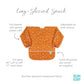 Bumkins Sleeved Smock, Toddler Reusable Waterproof Bib For Girls And Boys Ages 3-5 Years, Long Sleeve Childrens, Kids Paint Apron, Arts, Crafts And Play With Pocket, Soft Fabric, Boho Orange