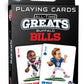 Buffalo Bills All Time Greats Playing Cards