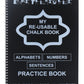 Kids Treasures My Reusable Chalk Book With Red&Blue Lines&Squares