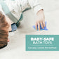 Hely Cancy Infant Bath Toys - No Hole Rubber Animal Bath Tub Toys, Small, Mix Color, Model XZ03