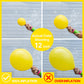 PartyWoo Yellow Balloons - 100 pcs in Various Sizes (5" to 36") - Rubber for Birthday, Wedding, Party Decorations - Model 4711100078160
