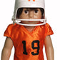 Orange and Black Football Uniform 6pc for 18-Inch Dolls | enhanced Quality & Trendy Design | Dolls Clothes
