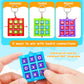 32 Pcs Tic Tac Toe Game Keychains Party Favor For Kids 4-8 8-12 Goodie Bags Stuffers Birthday Return Gifts School Classroom Treasure Chest Prize Box Toys Pinata Fillers Easter Basket Stuffers Bulk
