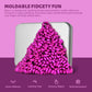 Magnetic Ferrite Putty Rocks,Rose Red More Than 600 Weak Magnetic Smooth Ferrite Pebbles, Magnet Rock Desk Toys And Time-Killer