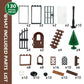 Door Street Lamp Bricks Accessories Toys City House Parts Garden Classic Road Light Building Block Creative Diy Construction