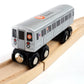 Muni Pals Munipals New York City Subway Wooden Railway (B Division)–Child Safe And Tested Wood Toy Trains (B Train)