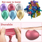 Nisocy Metallic Balloons Arch Garland Kit, 104Pcs 18In 12In 10In 5In Chrome Gold Silver Green Purple Red Balloons For Engagement