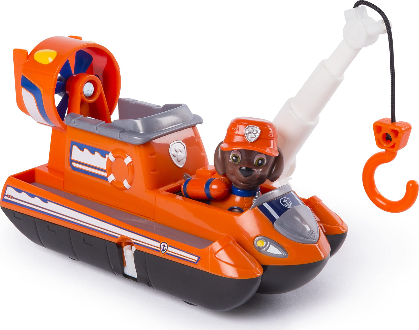 Paw Patrol Ultimate Rescue - Zumas Ultimate Rescue Hovercraft With Moving Propellers And Rescue Hook, For Ages 3 And Up