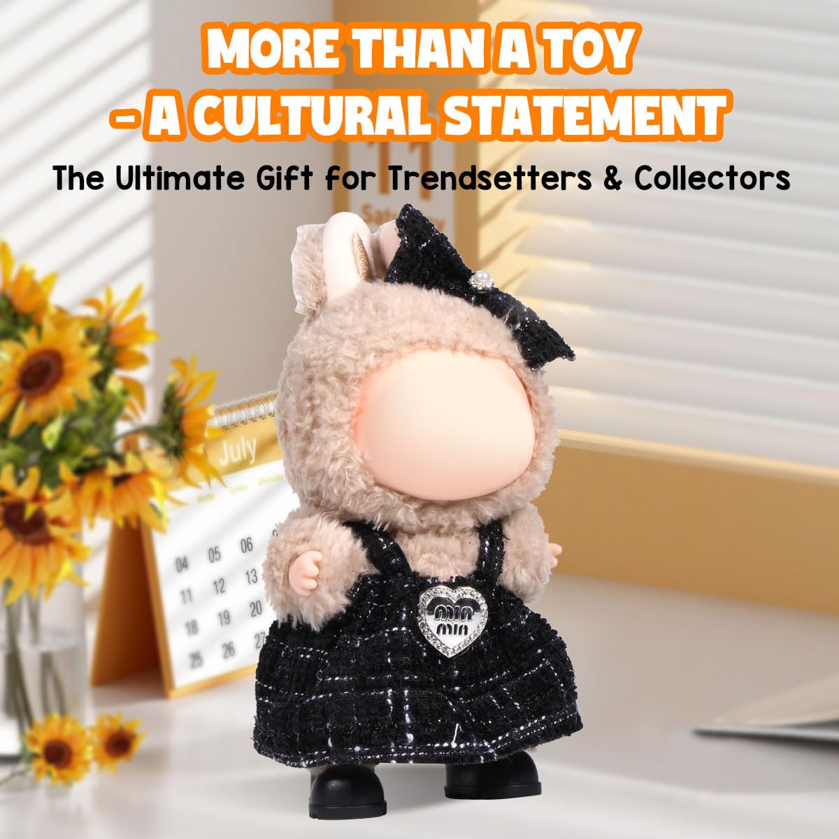 AICase for Labubu Clothes/for Labubu Outfits Clothes Set for 17cm Lububu Doll 2 Piece Set enhanced elegant Chic Dress Clothing for LA BUBU  Girls Stylish Adorable Dolls Clothes Accessories (No Doll)_4