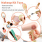 HEELWIRE Wooden Makeup Toy Set for Kids, Girls Imaginative Pretend Beauty Makeup Set Toys, Great Toys for Girls Ages 3+.