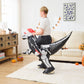 Aiwendish Halloween Inflatable Skeleton Riding Dinosaur Costume For 8 10 12 Kids Blow Up Ride On Dragon T-Rex Cosplay