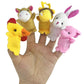 XIPEGPA 36 PCS Finger Puppets Set, Mini Stuffed Animals, Cotton, Multicolored, Small - Perfect for Storytelling, Teaching, and Party Favors