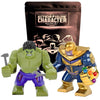 Creatiles Large Action Figure Toy Set - 2pcs, 3" Multi-color, Plastic - Compatible with Major Building Block Brands, Great Gift for Kids