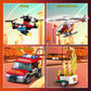 Mkmimo City Fire Station Building Kit, Compatible With Lego Fire Rescue Building Blocks, Includes Fire Station, Fire Truck, Fire