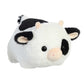Aurora® Tutie Cow Stuffed Animal - White 10" - Medium Polyester Plush - Comforting Cuddles and Playful Companion