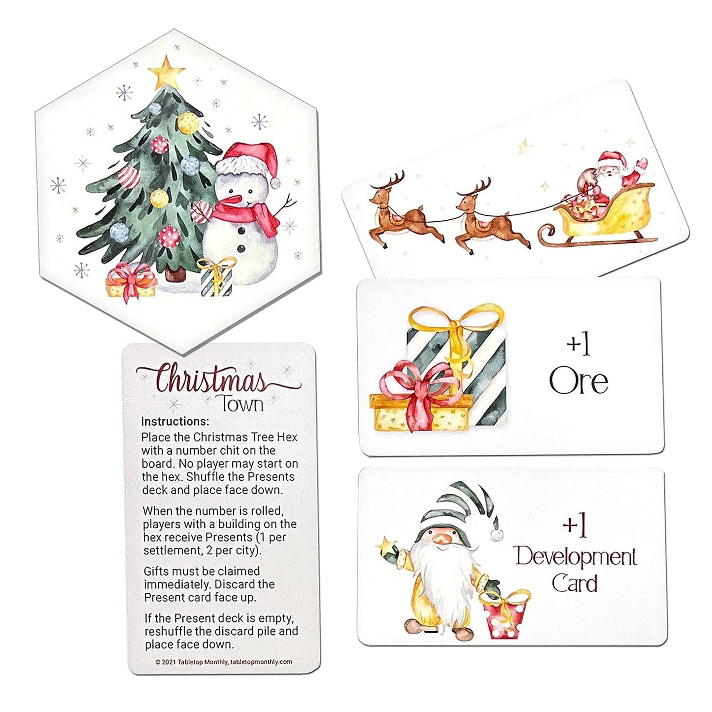 Tabletop Monthly Holiday Scenarios! Halloween Trick Or Treat, Thanksgiving Cornucopia, Christmas Town, Valentines Love Letter Co