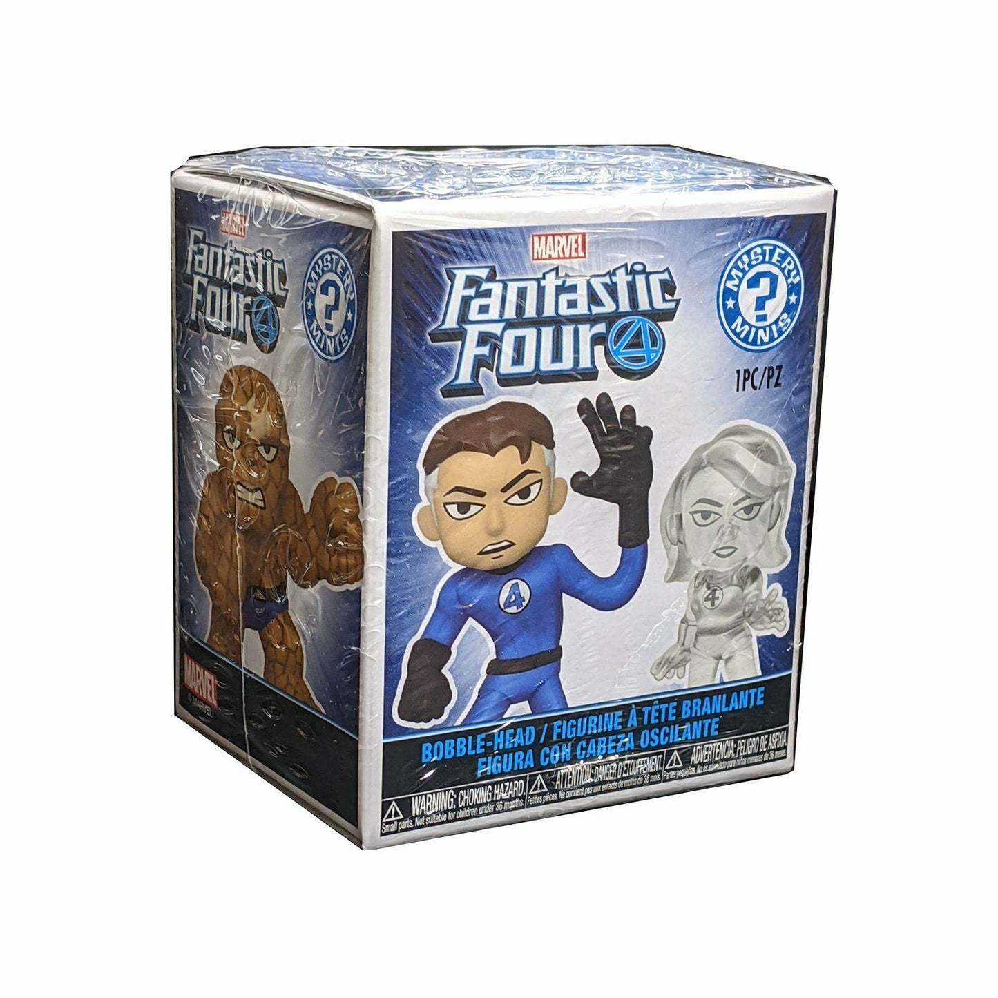 Funko Mystery Minis Fantastic Four Figure, Small, Multicolor, Model 45017, Plastic Collectible