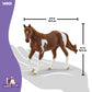 Schleich Horse Club - Paint Horse Mare - 6'' Hand-Painted Collectable, Realistic Toy Horse Figurine For Girls And Boys. Durable,