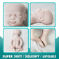 Aisite Full Silicone Reborn Baby Dolls - 18 Inch Unpainted Baby Doll Boy, Christmas&Birthday Gifts, Suitable For 3+