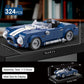HIGH GODO Sports Car Building Set for Adults, Classic Racing Car Collectible Decor Model Kit with Display Box, Cool Vehicles Gif