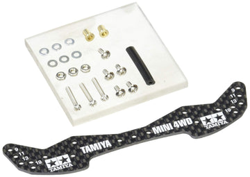 Tamiya Mini 4Wd Grade Up Parts Series No.498 Gp.498 Hg Carbon Front Wide Stat 1.5 Mm 15498
