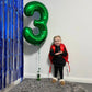 30 Balloon Number, Green Number 30Th Birthday Balloons 40 Inch, 30 Years Old Green Birthday Decorations For Men Women, 30Th Anni