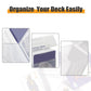 Rhcom 6-Pack Card Case, Plastic Card Case For Trading Cards, Sturdy Card Organizer For 90+ Sleeve Cards, Card Organizer For Mtg,