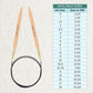 KNITPRO 80 cm x 10 mm Basix Fixed Circular Needles, Birch