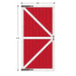 Barn Door Props Party Accessory (1 Count) (2/Pkg)