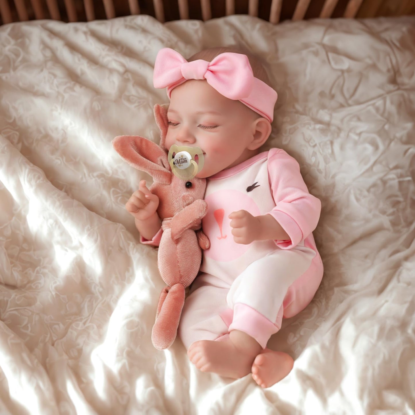 JIZHI Reborn Baby Dolls - 12-Inch Soft Body Realistic-Newborn Baby Doll Full Vinyl Body Poseable Real Life Baby Dolls Sleeping G