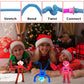 Qingqiu 4 Pack Light Up Robot Suction Cup Pop Tubes Toys Sensory Toys For Kids Boys Girls Toddlers Christmas Stocking Stuffers G