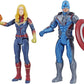Avengers Marvel Endgame Captain America & Captain Marvel 2 Pack Characters From Marvel Cinematic Universe Mcu Movies