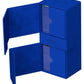 Ultimate Guard Twin Flip'N'Tray 266+, Deck Case For 266 Double-Sleeved Tcg Cards + Dice Tray, Blue, Independent Magnetic Closure