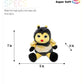 DolliBu Sitting Bee - Super Soft Realistic Stuffed Animal  Cute Insect Plush Toy for Boys and Girls  Adorable Gift for Baby  Kids  and mature-themeds - 7 Inches