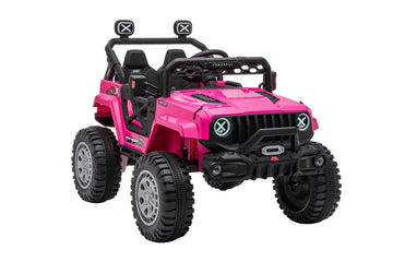 Dakott Kids Ride On Truck With Storage Space, 12V Children'S Electric Car With 2.4G Parental Remote Control, Music, Mp3 Player, Led Lights, Spring Suspension.