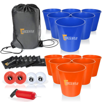 EP EXERCISE N PLAY Pool Games Competitive Team Improve Teamwork Suitable for:Courtyard,Beach,Outdoor. Water Games for Adults Gre