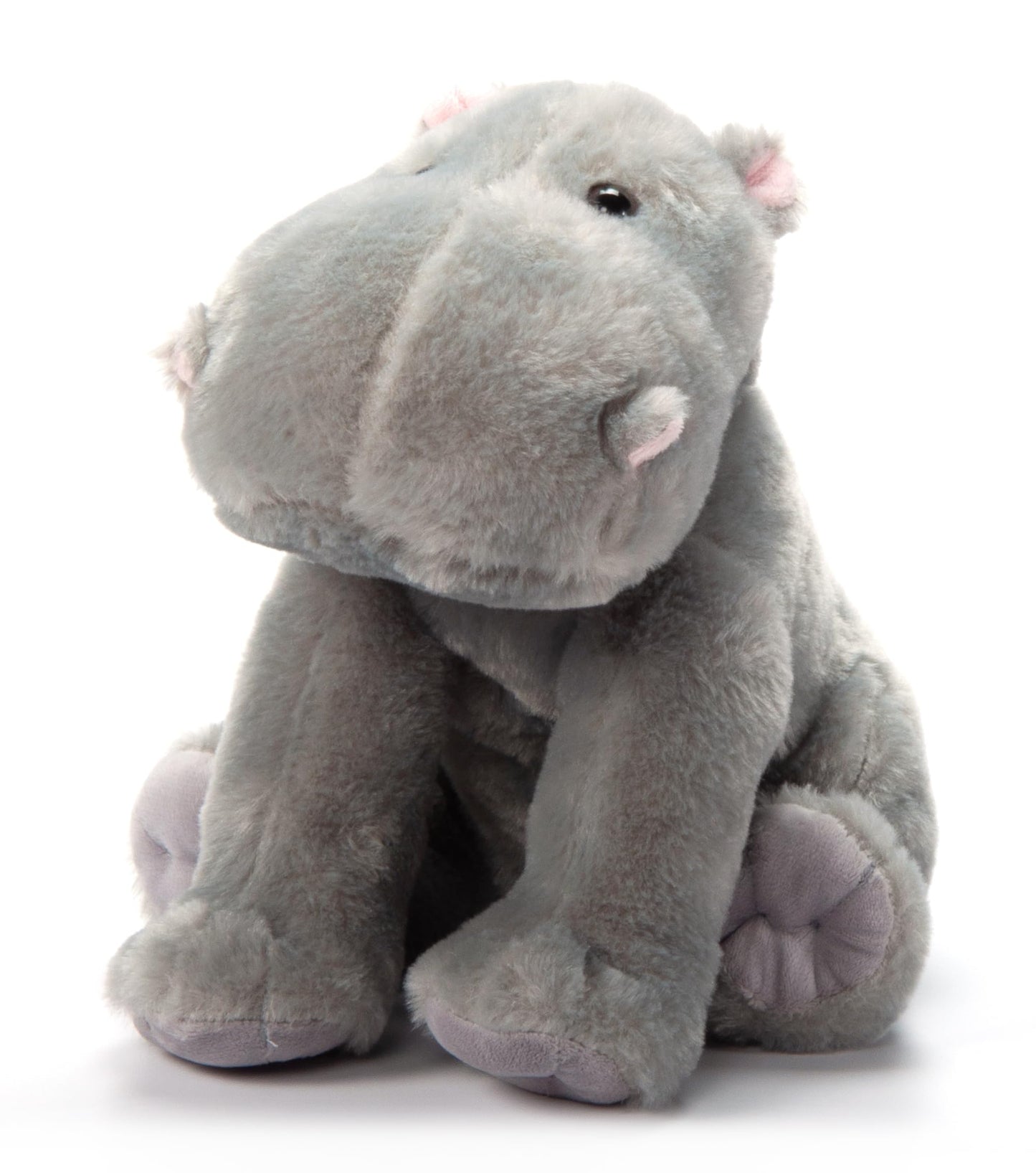 The Petting Zoo Hippo Plush Toy, 12 Inch Gray Stuffed Animal, Model 415444, Perfect Gift for Kids