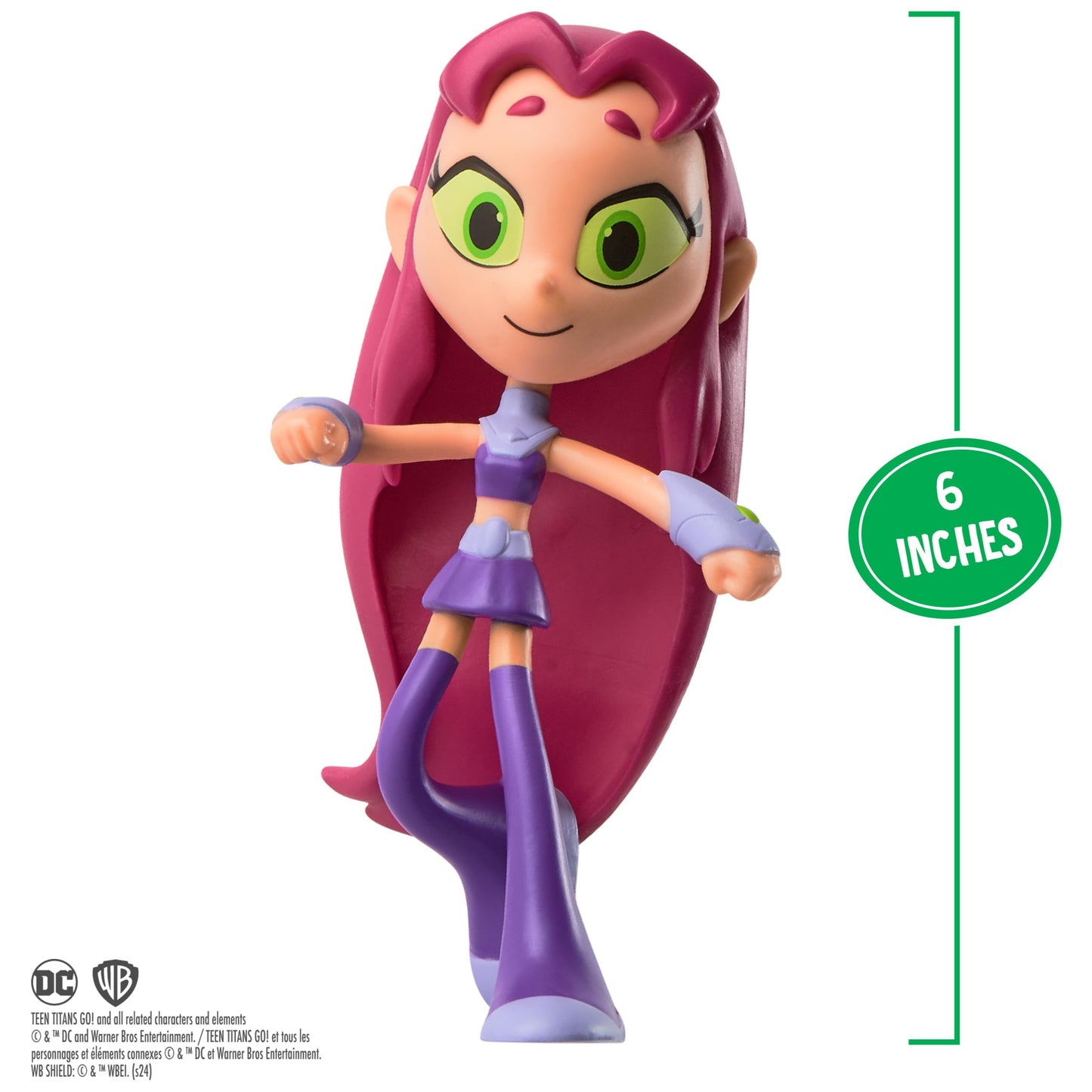 DC Comics Teen Titans Go! Starfire Twisty Titans Flexible Action Figure - Kids Toys for Boys and Girls Ages 4 and Up
