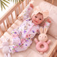 BABESIDE 17 Inch Reborn Baby Dolls Girl, Realistic Doll with Accessories