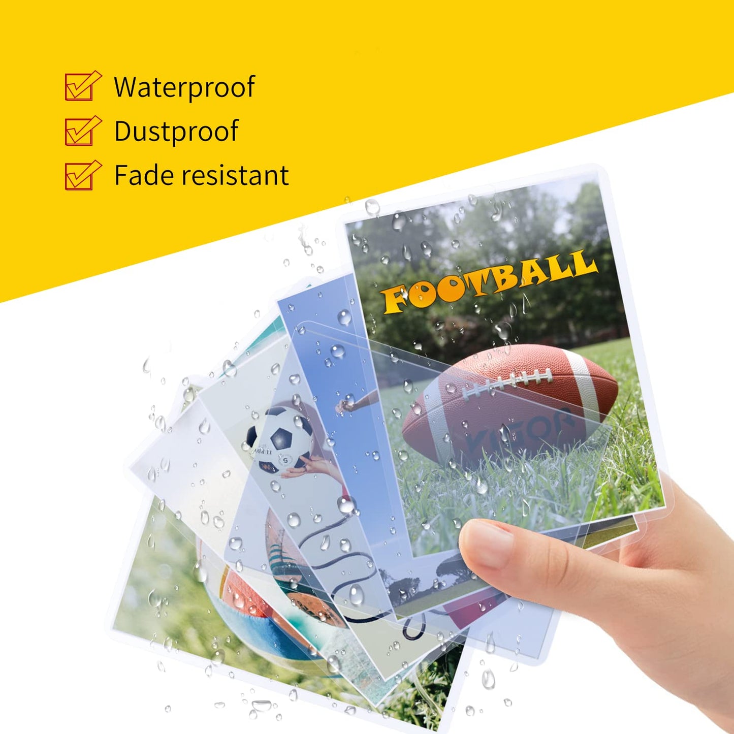150 Pack 3'X4' Hard Plastic Card Sleeves Top Loaders For Cards, Baseball Card Protectors Hard Plastic, For Baseball Card, Game Cards, Trading Card, And So On
