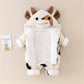 BABWWNIX Toddler Baby Boy Girl Halloween Animal Costume Fuzzy Warm Hooded Romper Funny Cosplay Zip-Up Jumpsuit Outfits Gifts (C-