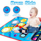 Baby Toys For 1 Year Old: Baby Musical Mat Toddler Toys Age 1-2 - 2 In 1 Piano Drum Babies Play Mat - Infant Music Toy 12-18 Months Babies Birthday Valentines Gifts For 1 2 3 Year Old Boys Girls