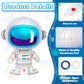 6 Pcs Space Balloons,Astronaut Ufo Rocket Foil Balloons For Kids,Space Party Decorations,Outer Space Balloon For Baby Shower Uni