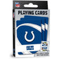 Masterpieces - Nfl Playing Cards, Officially Licensed Indianapolis Colts Football Deck, Family Games For Adults And Kids, Standard Index
