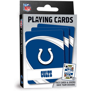 Masterpieces - Nfl Playing Cards, Officially Licensed Indianapolis Colts Football Deck, Family Games For Adults And Kids, Standard Index