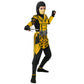 Spooktacular Creations Gold Ninja Costume for Boys  Child Golden Ninja costume Ninja Themed Parties  Halloween Costume Dress Up (Small (5-7yr))