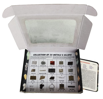 Rocksmins Ma20Wm Alloys Collection (Collection Of 20 Metal & Alloys 10+10) For Education Samples Activity Geology Earth Science 